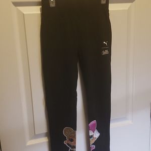 Lol Girl leggings and Flowers track pants